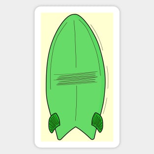 Vintage Surfboard Magnet